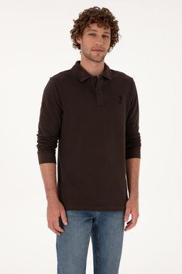 Erkek Koyu Kahverengi Basic Sweatshirt Sepette S_rpriz _ndirim - U.s. polo assn фото 10