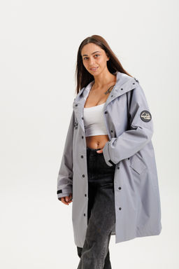 Плащ-дождевик (серый)