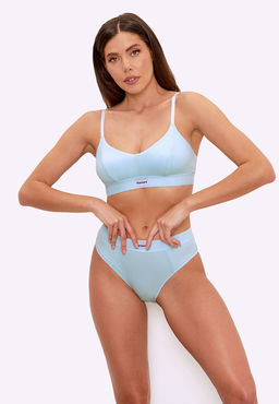 Бюстгальтер жен. Barta голубой Soft bra - Sensera фото 4