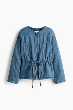 Chaqueta denim acolchada