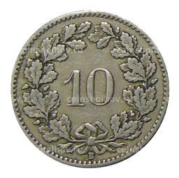 10 раппенов 1919 года Швейцария