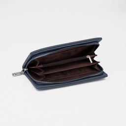 Кошелёк на молнии, с ручкой, цвет синий - Simaland фото 3