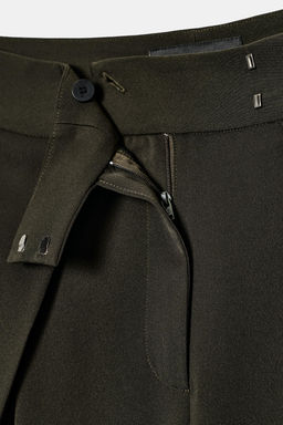 PANTAL?N WIDE LEG ZW COLLECTION / Verde - Zara фото 8