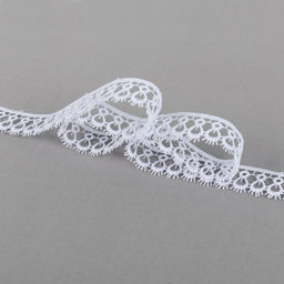 Гипюр Gamma 15 мм GGM-1502(1748) в пакете 10 м 0.2 Турция GP001WH белый