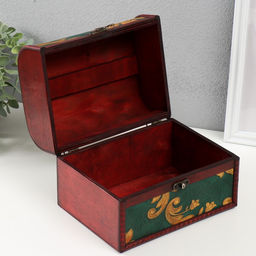 Набор шкатулок для украшений «Сундучок. Искусство», дерево, 3 шт.