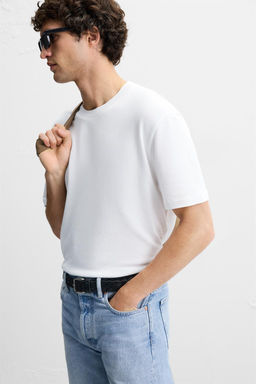 BASIC KNIT T-SHIRT - Zara фото 6