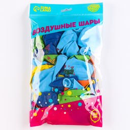 Воздушные шары латексные 12" «С днём рождения. Стильный», 50 шт.