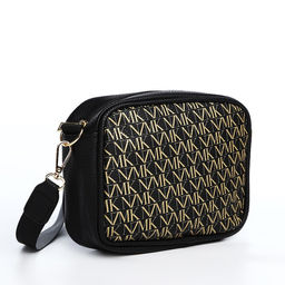 Сумка из искусственной кожи с кошельком Nazamok, 19*14*6 см, цвет черный  фото 5