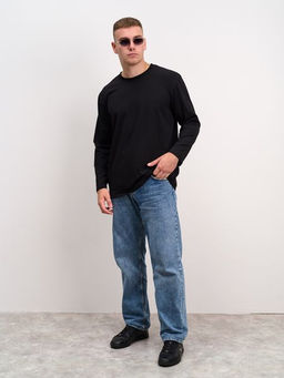 Лонгслив мужской черный