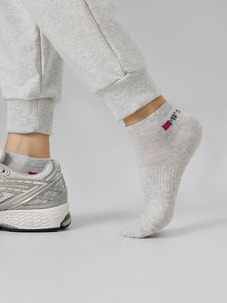 Носки Mark Formelle женские спортивные хлопок с эластаном серые набор 5 пар  фото 6