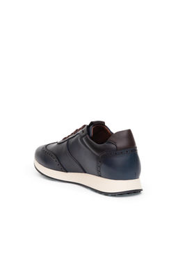 Erkek Lacivert Ayakkab_ Sepette S_rpriz _ndirim