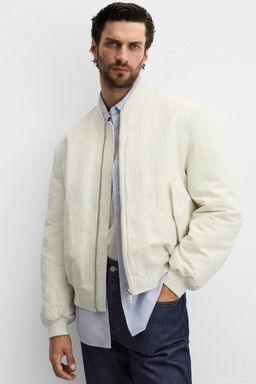 QUILTED BOMBER JACKET - Zara фото 13