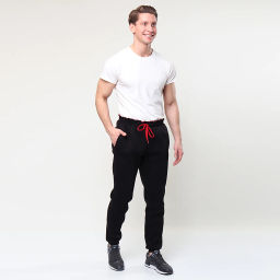 RODOS Брюки М-224 Чёрный/Красный