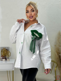 Рубашка свободная женская - Bruno фото 7