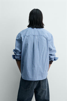 LIMITED EDITION RELAXED FIT CHECKS SHIRT - Zara фото 3