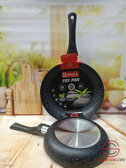 Сковорода мраморная крошка с ручкой 26 см