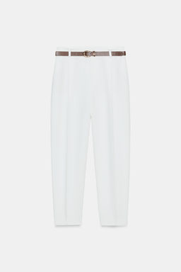 DARTED TROUSERS WITH BELT - Zara фото 25