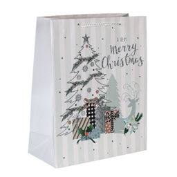 Цена за 12 шт. Пакет подарочный 26х32х12см / 5288L /уп 12/384/Новый год - Галеонтрейд фото 2