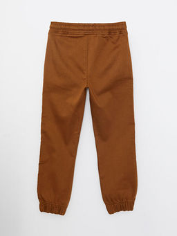 Beli Lastikli Bask?l? Gabardin Erkek ?ocuk Jogger Pantolon - Waikiki фото 2