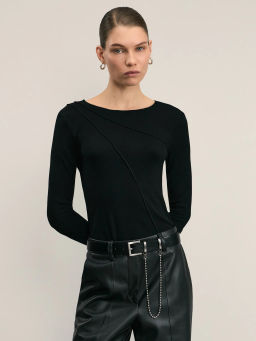 Широкий ремень с цепочкой / Zarina  фото 3