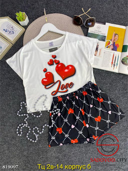 Пижама женская с рисунком