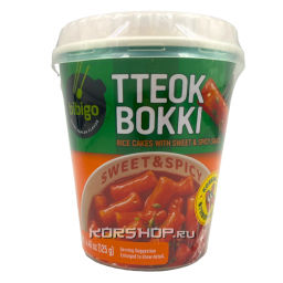 Ттокпокки с остро-сладкий соусом в стакане Bibigo, Корея, 125 г Акция