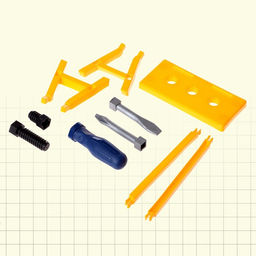 Набор инструментов Плотник, 7 элементов, цвет МИКС - Simaland фото 20