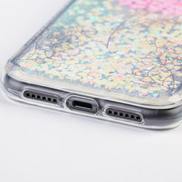 Чехол для телефона iPhone 11 PRO с блёстками внутри Flower, 7.14 14.4 см - Like me фото 2