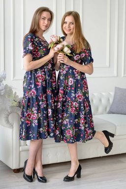 Платье женское из кулирки Зарема малиновый - Амадэль фото 7