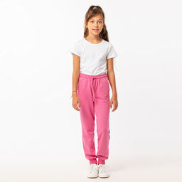 RODOS Брюки для девочки М-256 Дымчатая роза