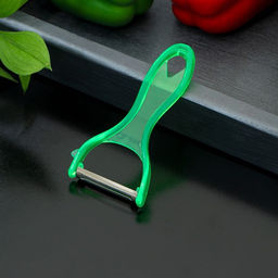 Цена за 6 шт. Овощечистка Доляна Леденец, 12,5 см, цвет МИКС