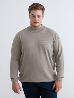 Yar?m Bal?k?? Yaka Erkek Triko Kazak