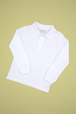 Erkek _ocuk Beyaz Basic Polo Yaka Sweatshirt Sepette S_rpriz _ndirim - U.s. polo assn фото 5