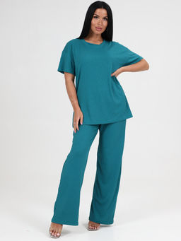 423 ПИЖАМА ЖЕНСКАЯ (брюки) (Бирюза) - А-дина фото 2