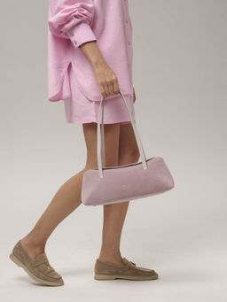 Сумка багет Raduy DBR 31127 розовый фламинго  фото 3