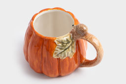 Кружка, 340 мл, керамика, оранжевая, Тыква, Bright pumpkin - Anna lafarg фото 5