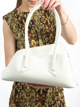 LACCOMA сумка АЛ3003-белый натуральная кожа хлопок  фото 7