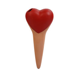 Автополив для комнатных растений «Сердечко», 14×4.6 см, керамика, набор 4 шт., МИКС