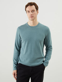 Bisiklet Yaka Erkek Triko Kazak