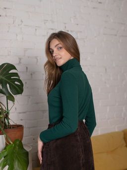 водолазка в узкий рубчик ТМ ТРиКА 019-0460  фото 3