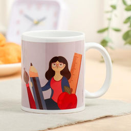 Кружка сублимация Лучший учитель 320 мл, с нанесением - Дарим красиво фото 3