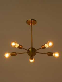 Люстра 13189/5GD, 5х40Вт, E27, 50х50х43 см