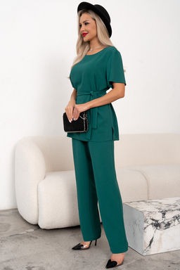 Костюм брючный (изумрудный) К11-90 - Николь фото 5