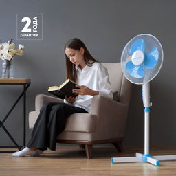 Вентилятор напольный GALAXY LINE GL8110 (видео в описании)  фото 11