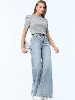 Блузка Дженнифер, серебро - Dstrend фото 2