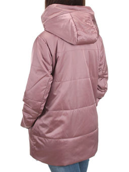 BM-1055 PINK POWDER Куртка демисезонная женская (100 гр. синтепон) - Фабричный китай фото 4