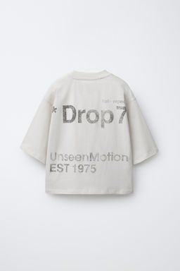 FADED-EFFECT SLOGAN T-SHIRT - Zara фото 2