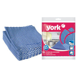 Салфетка для уборки 33х35см (вискоза) (10шт.) "York" (2104/G0723)