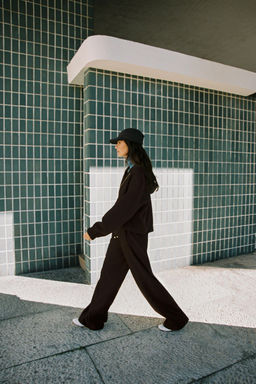 WIDE-LEG TROUSERS - Zara фото 9