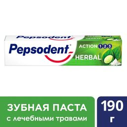 Pepsodent Зубная паста ACTION 123 HERBAL (Травы), 190 гр